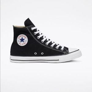 High Top Black & white chucks
